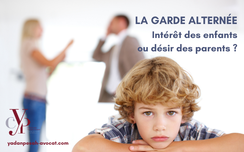 Garde alternée des enfants